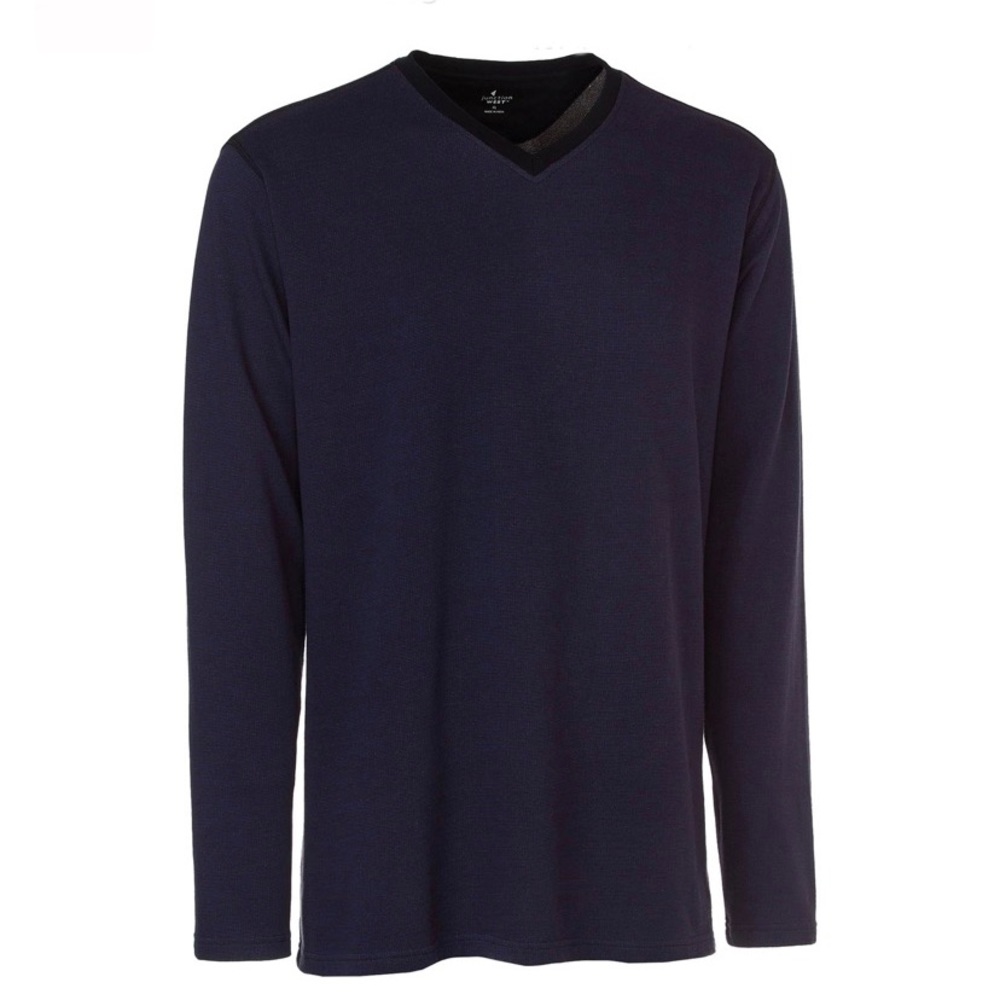 NWT Junction West Men’s Blue V-Neck Pullover Sweatshirt